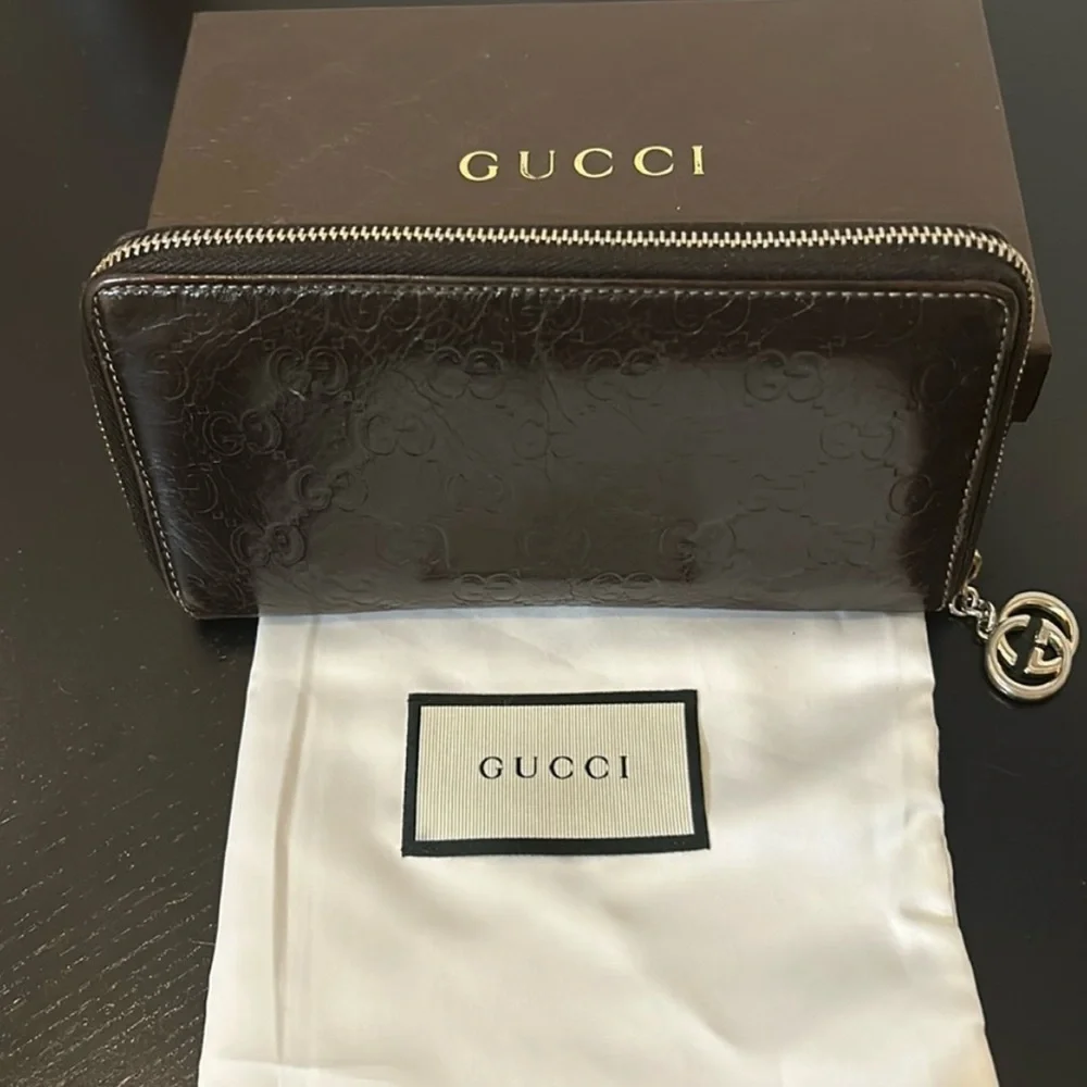 Gucci Brown Leather Wallet